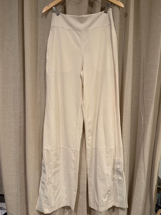 Athleta Pants - Athleta Allyson Felix Cream Wide-Leg Pull-On Pants